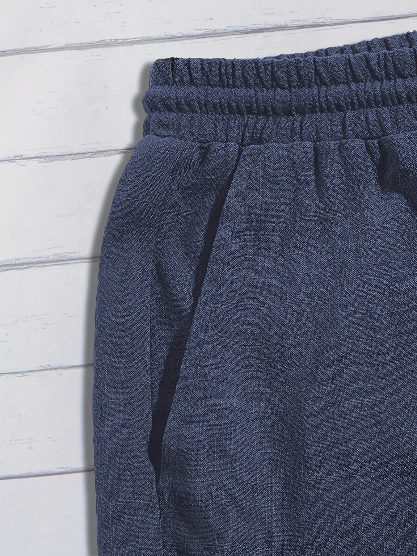 Casual Linnen Korte Broek