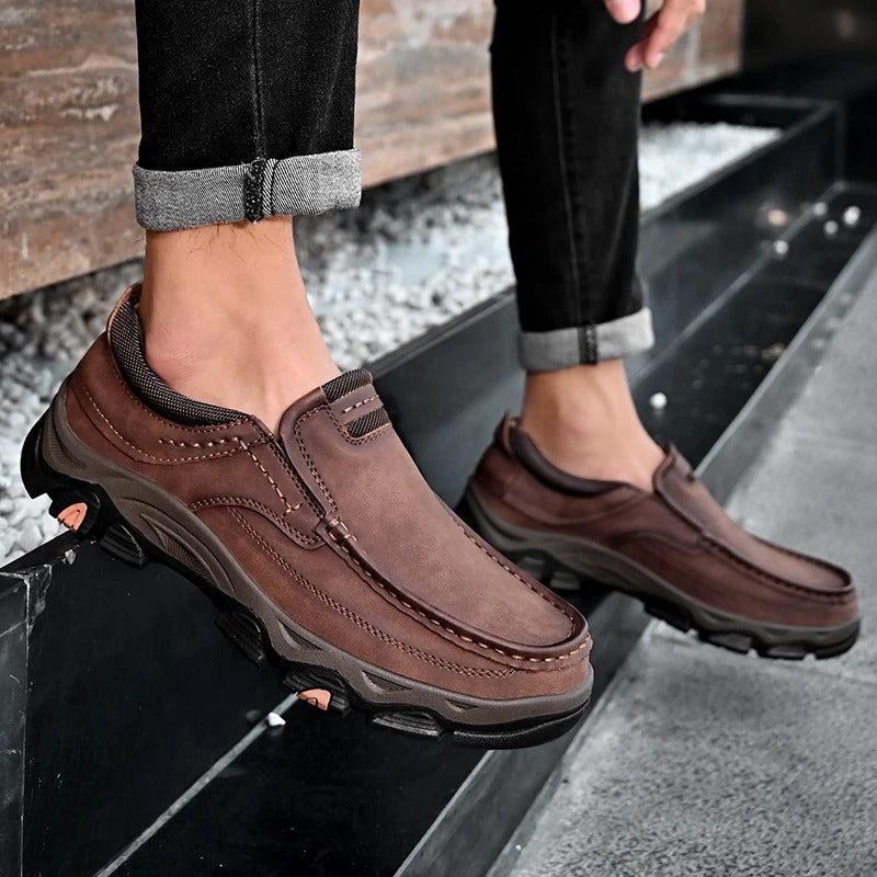Elegante Leren Slip-On Schoenen