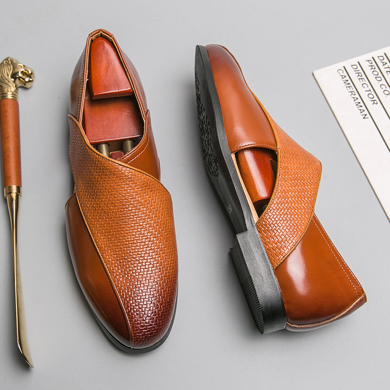 Vintage leren Loafers