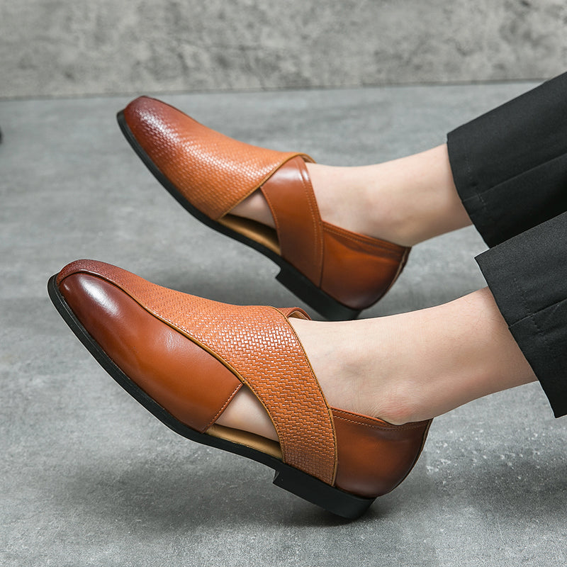 Vintage leren Loafers