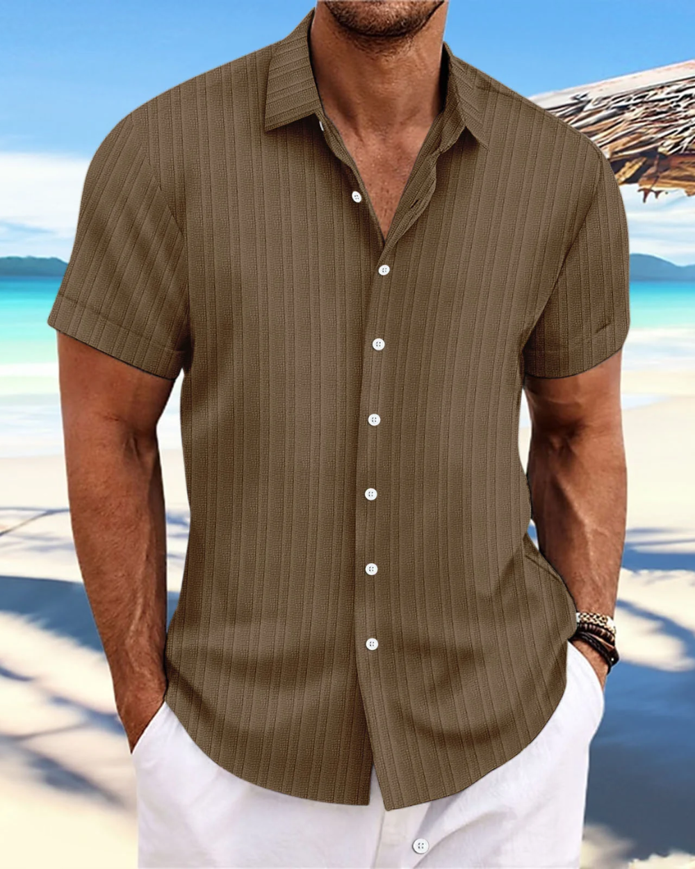 Casual Shirt Met Korte Mouwen