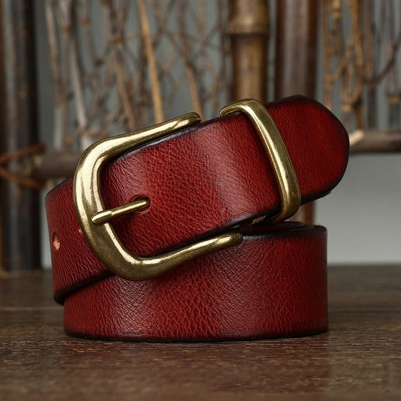 Leren riem