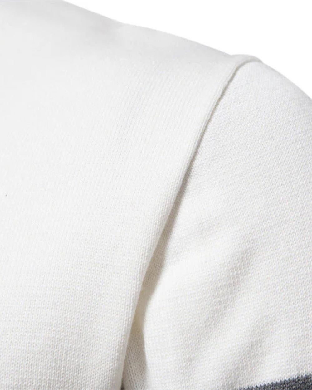 Frederico Katoenen Ritssweater met Patroon