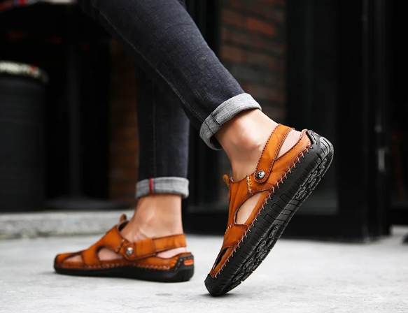 Klassieke Leren Sandalen