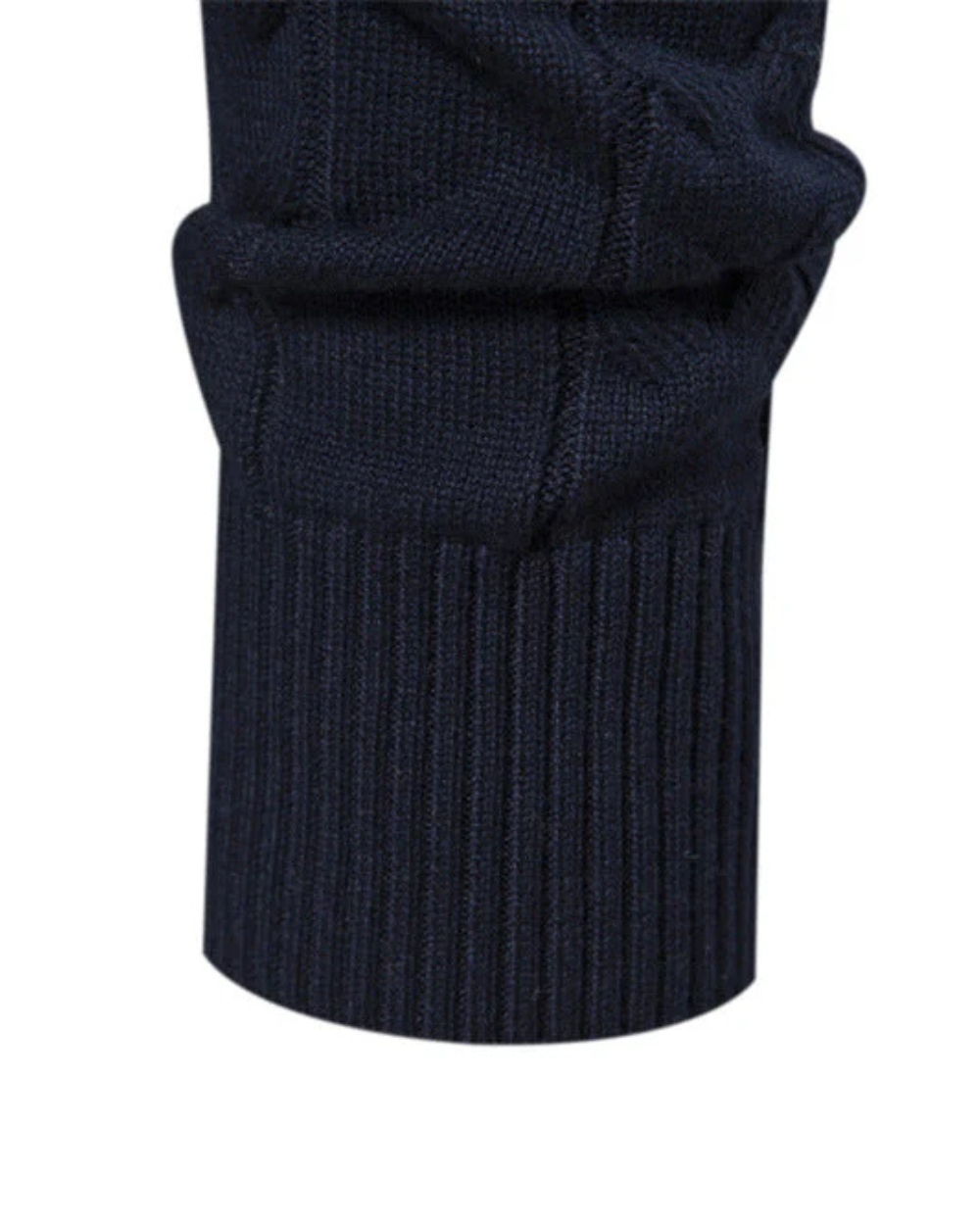 Frederico Katoenen Ritssweater met Patroon