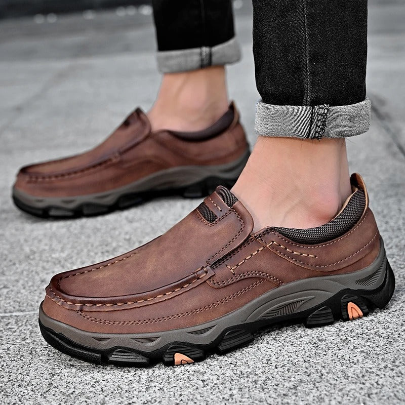 Elegante Leren Slip-On Schoenen