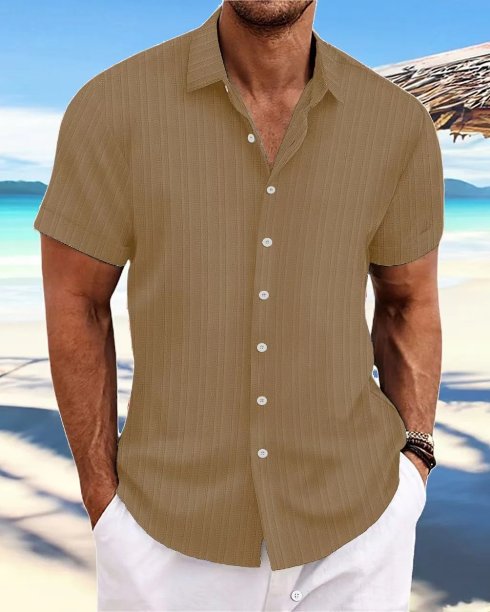 Casual Shirt Met Korte Mouwen