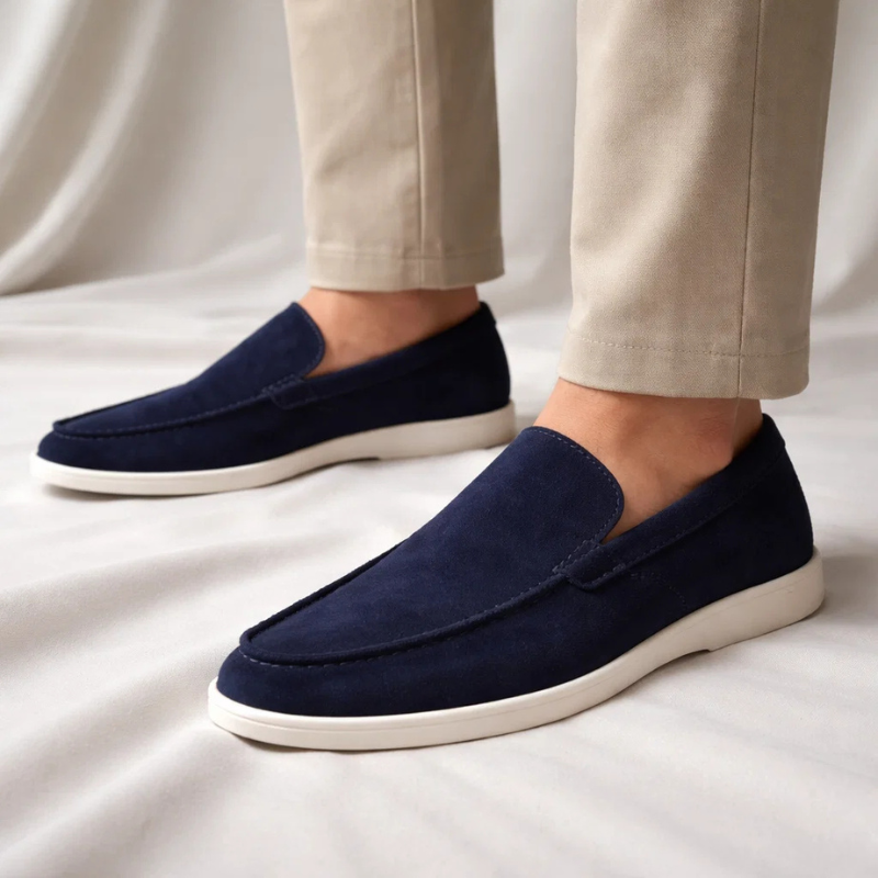Elegante suède loafers
