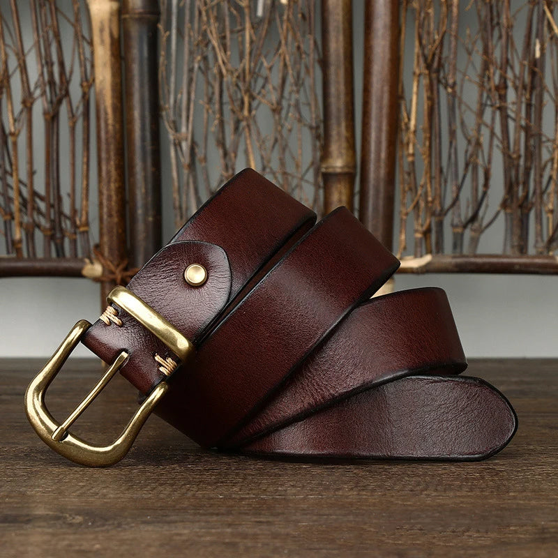 Leren riem