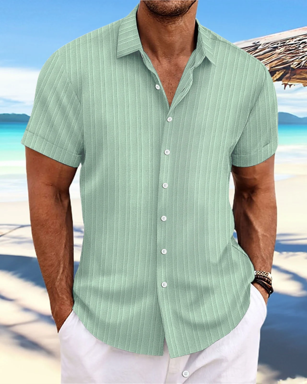 Casual Shirt Met Korte Mouwen