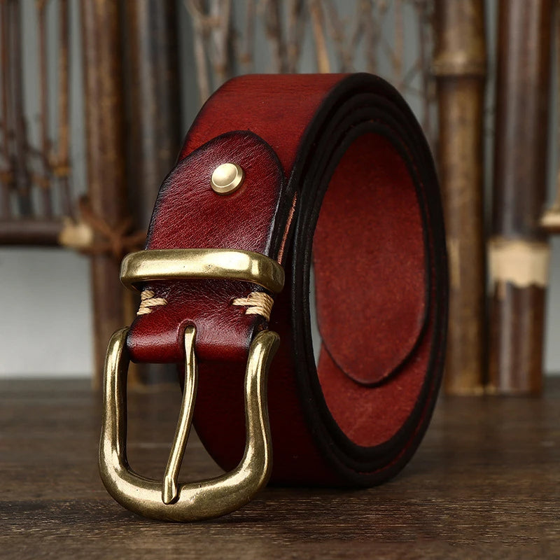 Leren riem