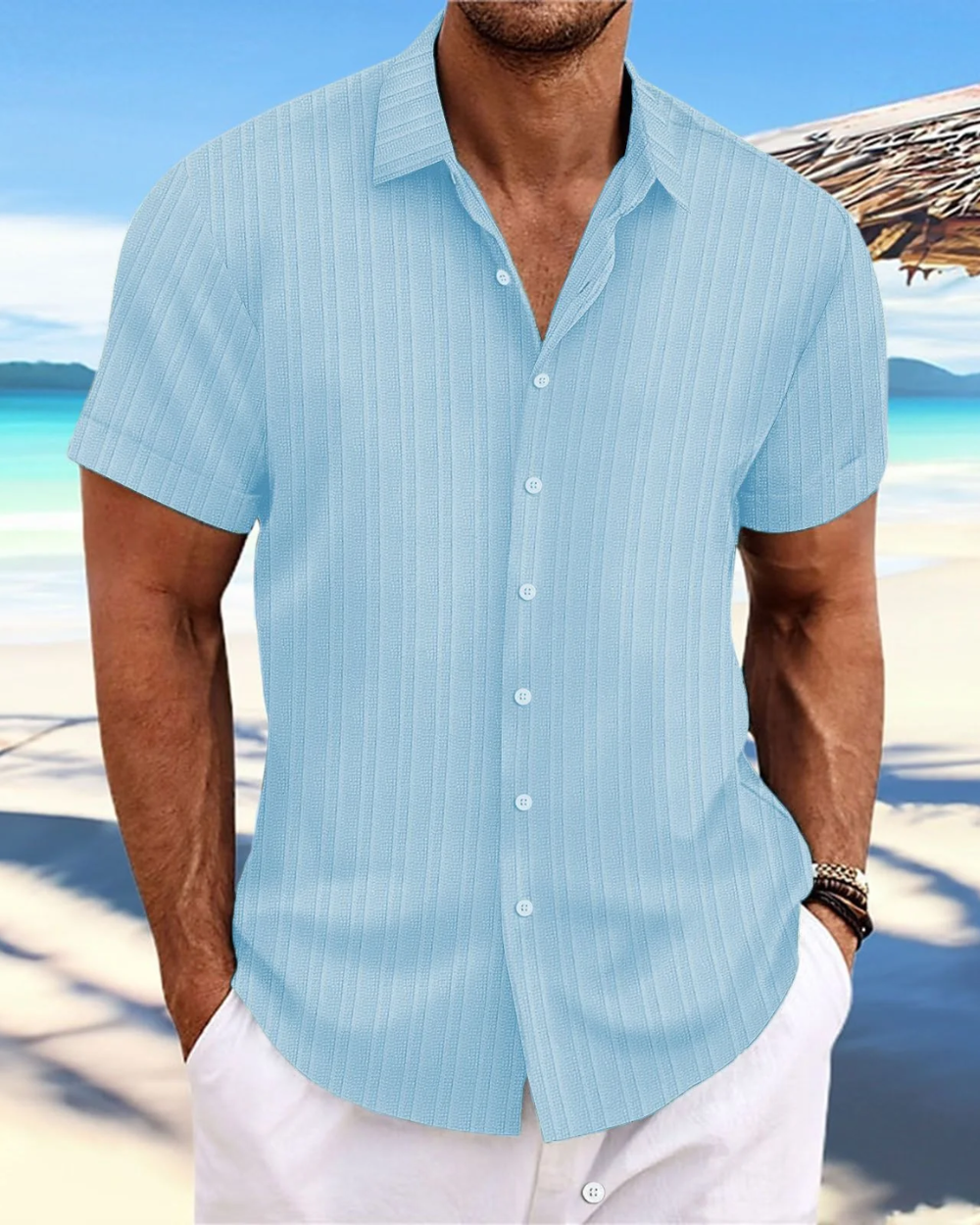 Casual Shirt Met Korte Mouwen