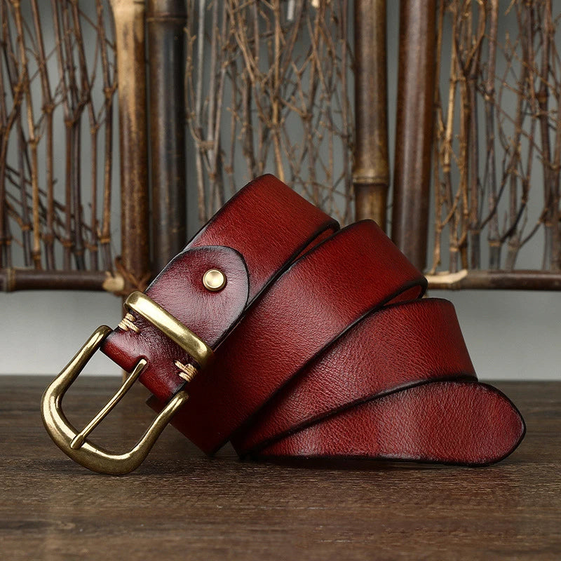 Leren riem