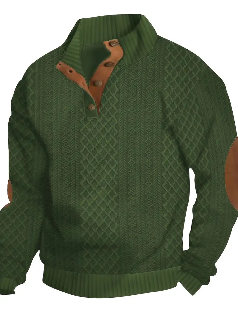 Trui met elegante knopen