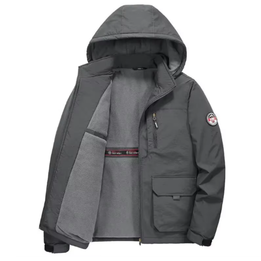 Verdikte fleece gevoerde jas