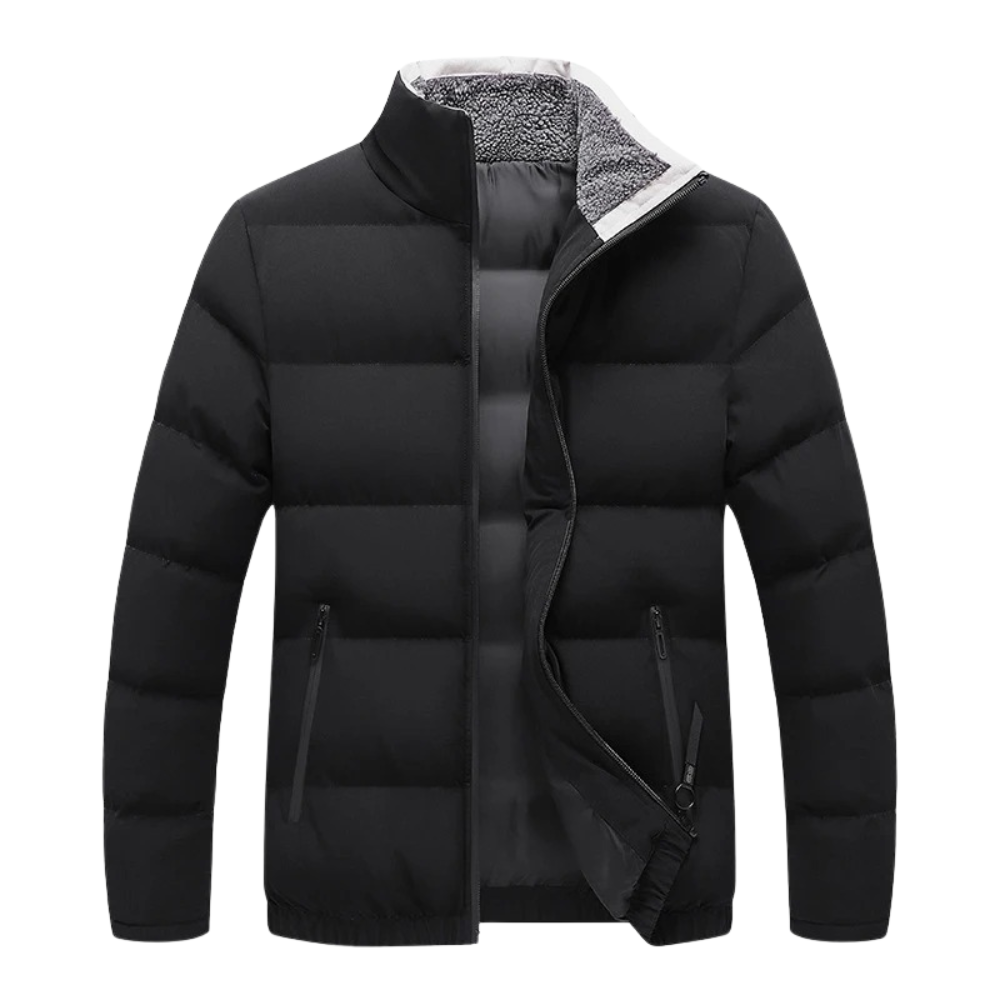 Winterjas met kraag