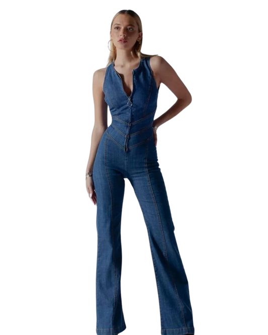 Denim jumpsuit