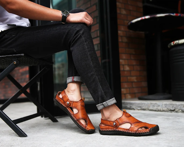 Klassieke Leren Sandalen