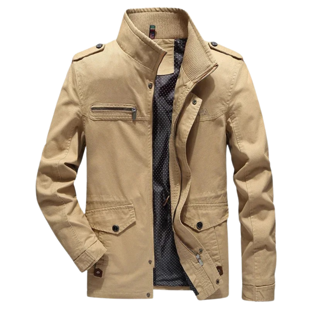 Elegante katoenen Cargo Jas