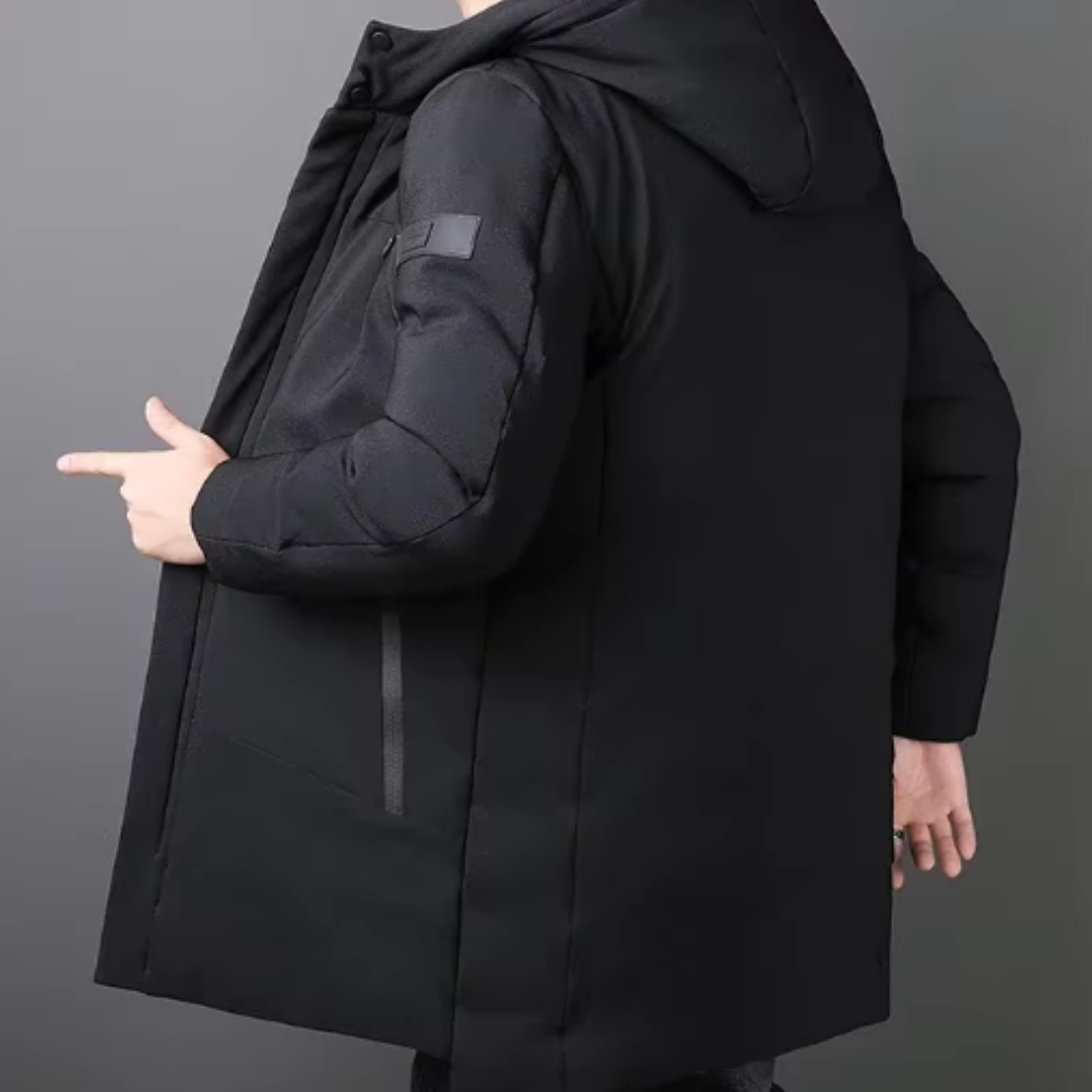 Elegante lange herenjas