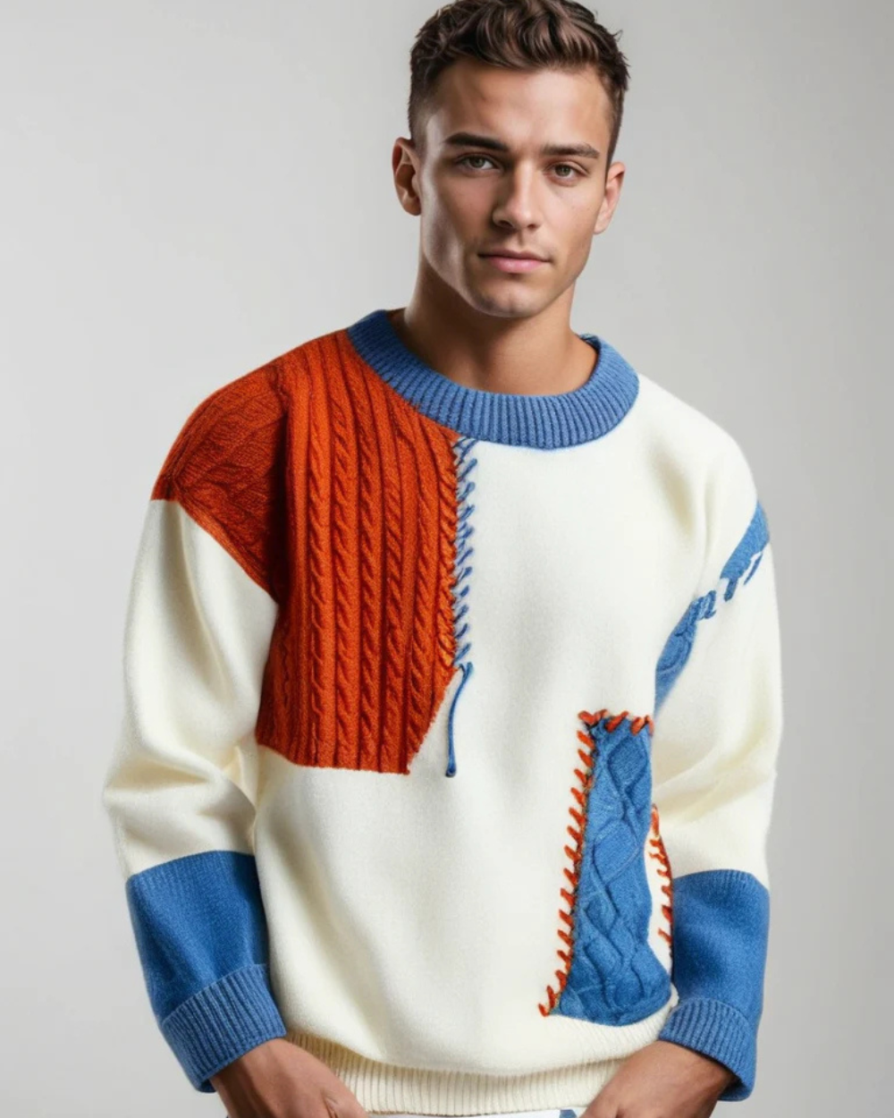 Amadeo Patchwork Trui