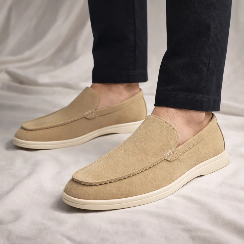Elegante suède loafers