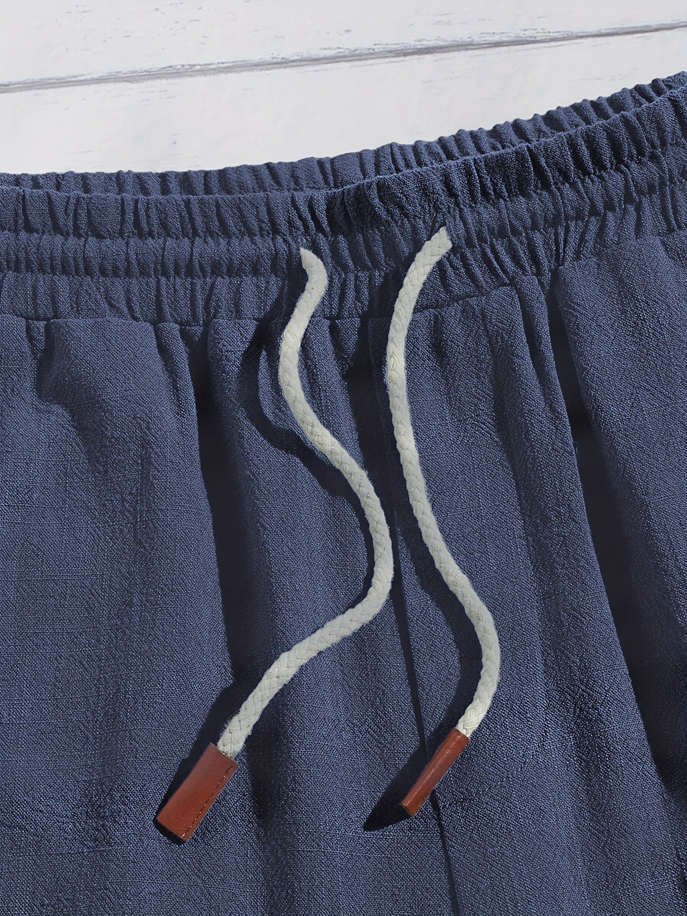 Casual Linnen Korte Broek