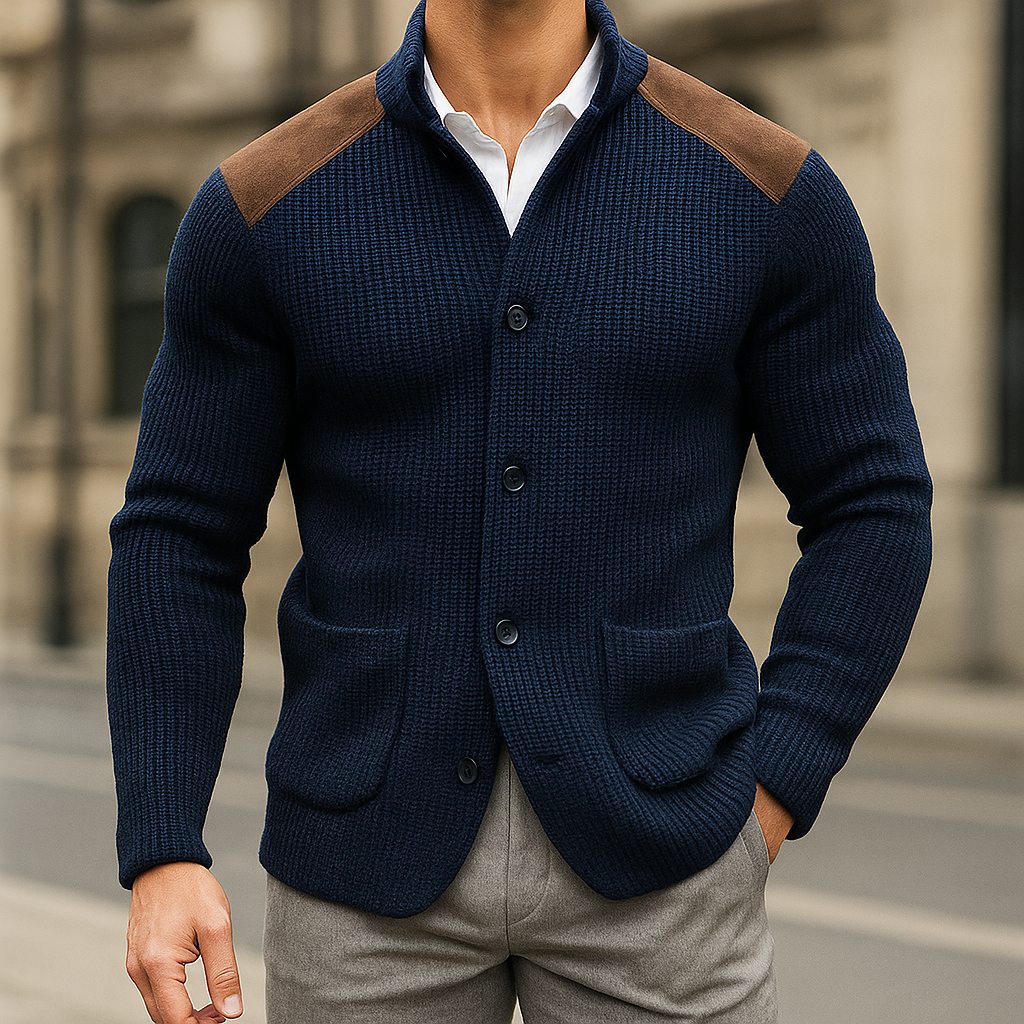 Elegante gebreide blazer
