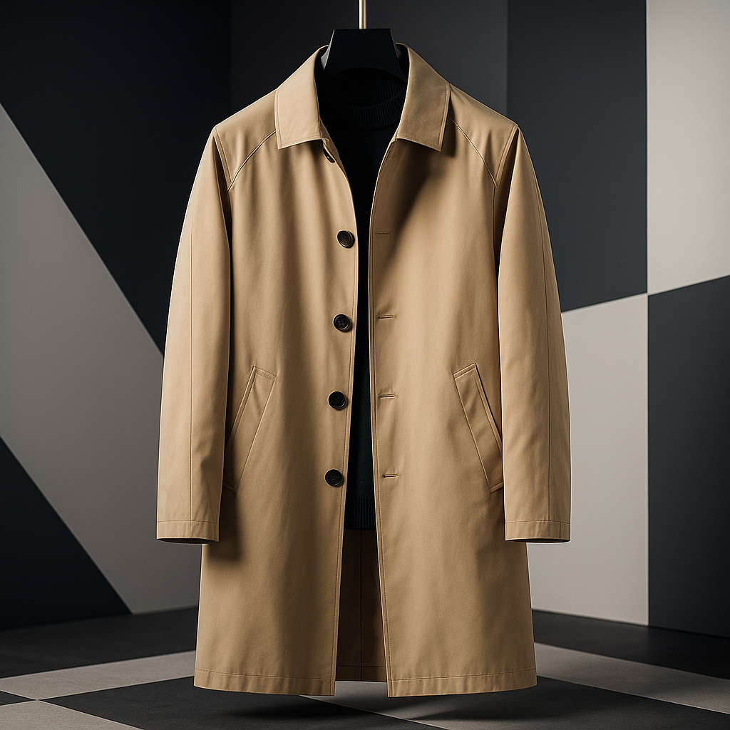 Elegante heren Trenchcoat