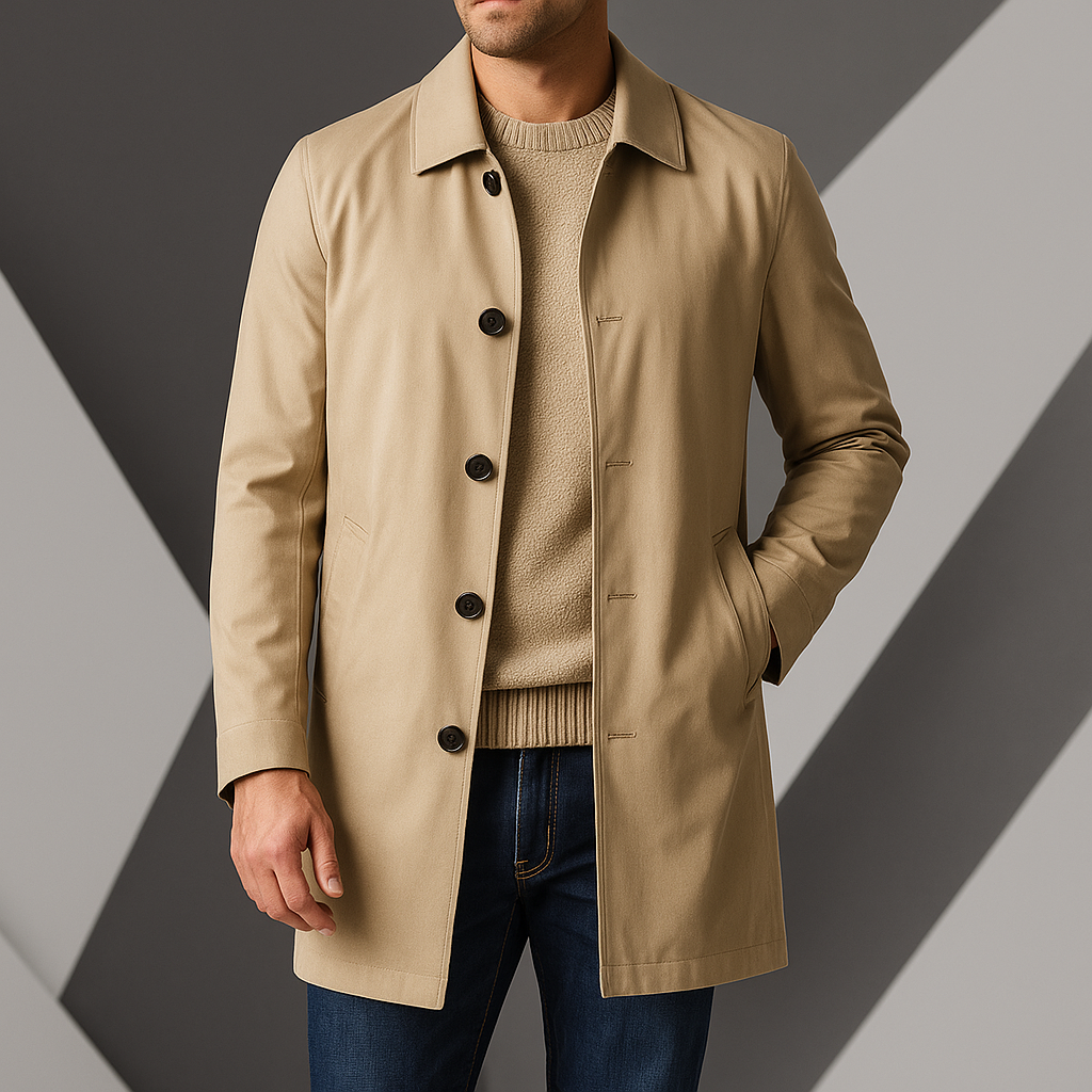 Elegante heren Trenchcoat