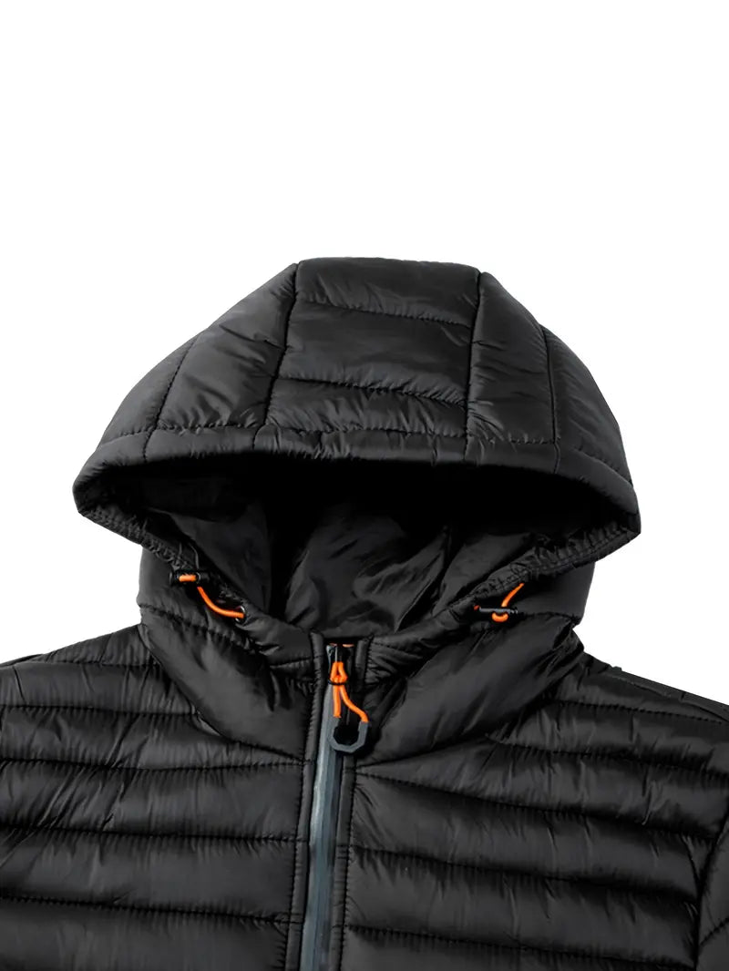 Elegante jas met capuchon