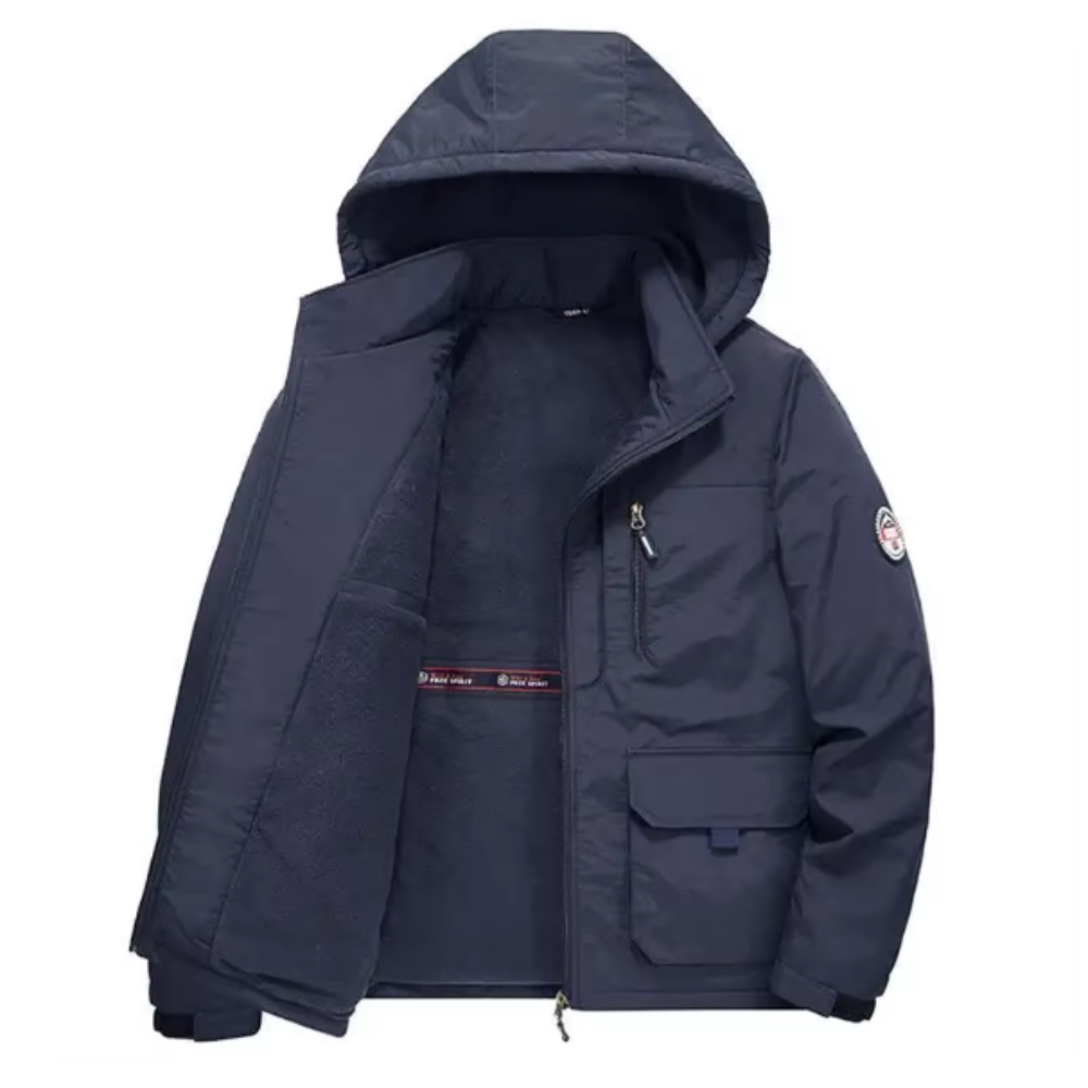 Verdikte fleece gevoerde jas