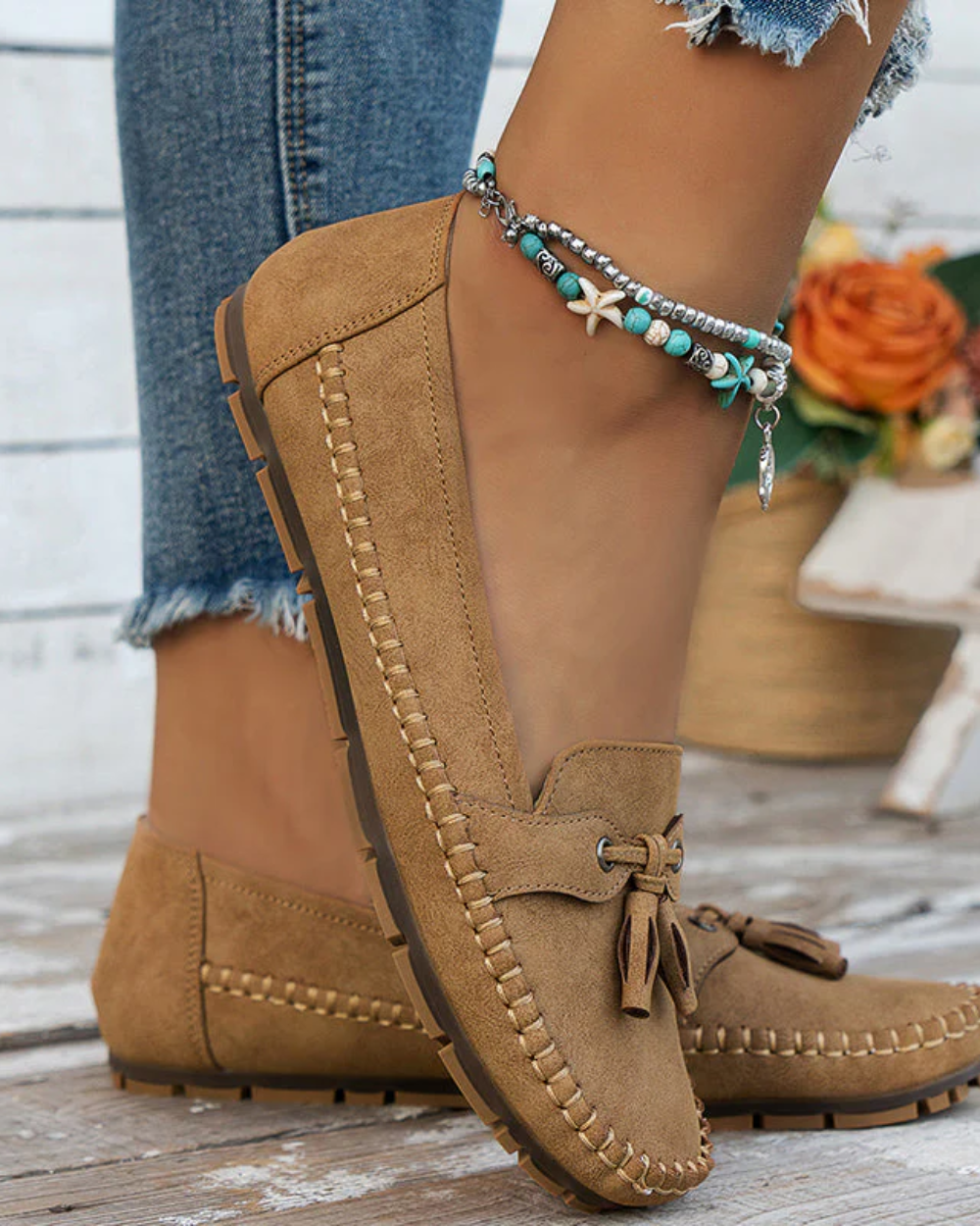 Comfortabele zachte mocassins
