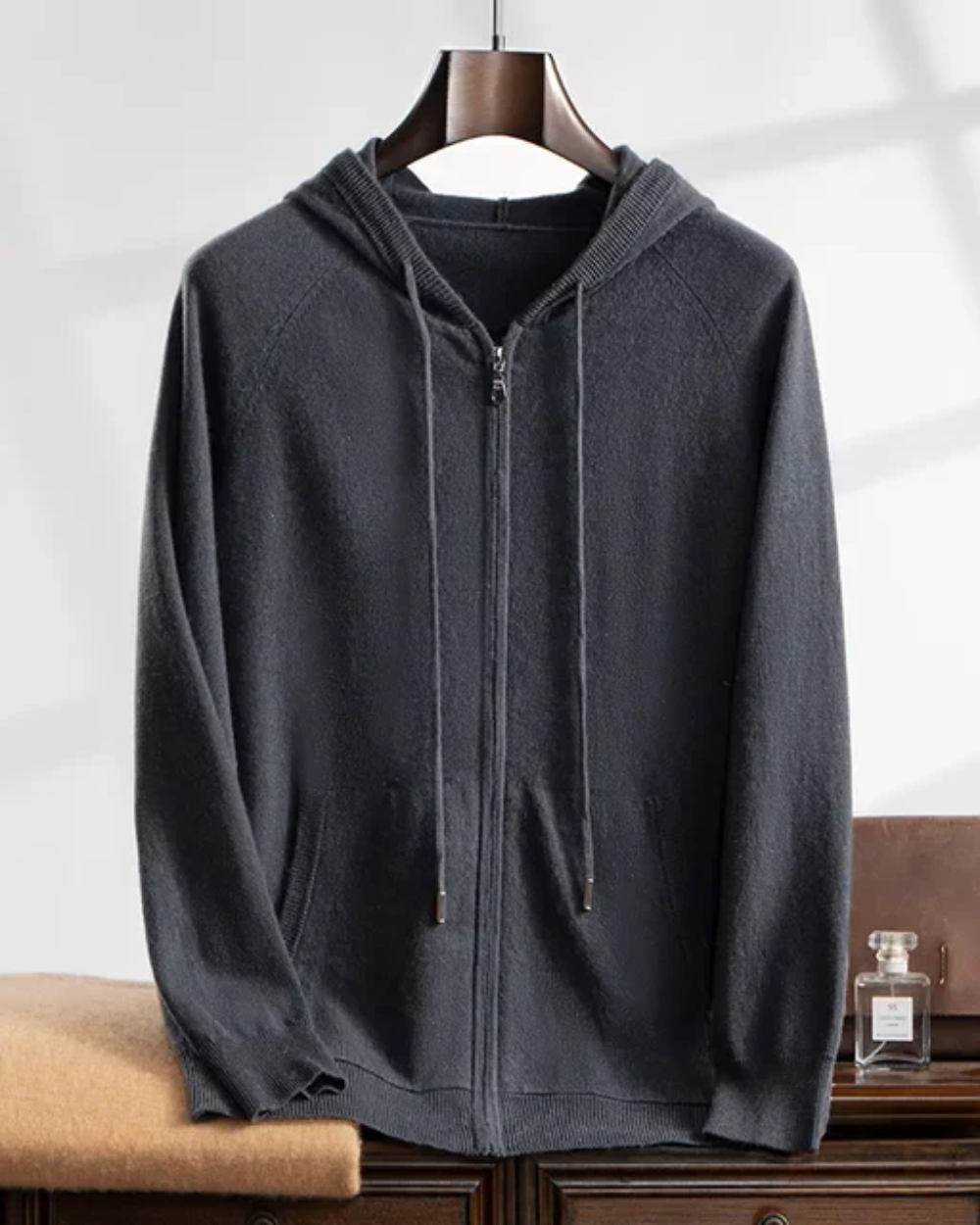 Courchevel Kasjmier vest met capuchon