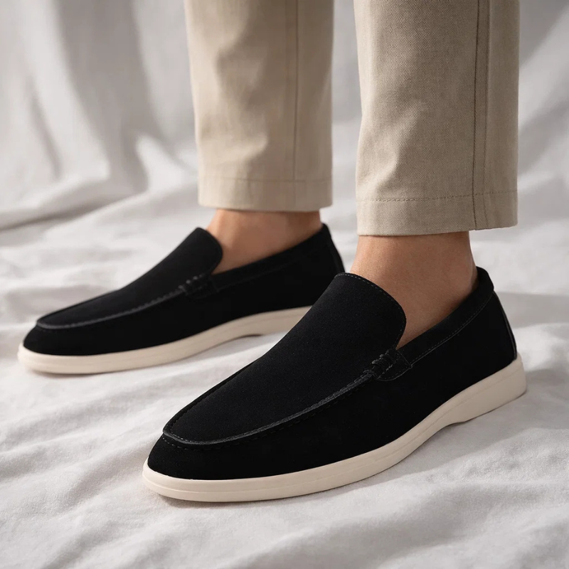 Elegante suède loafers