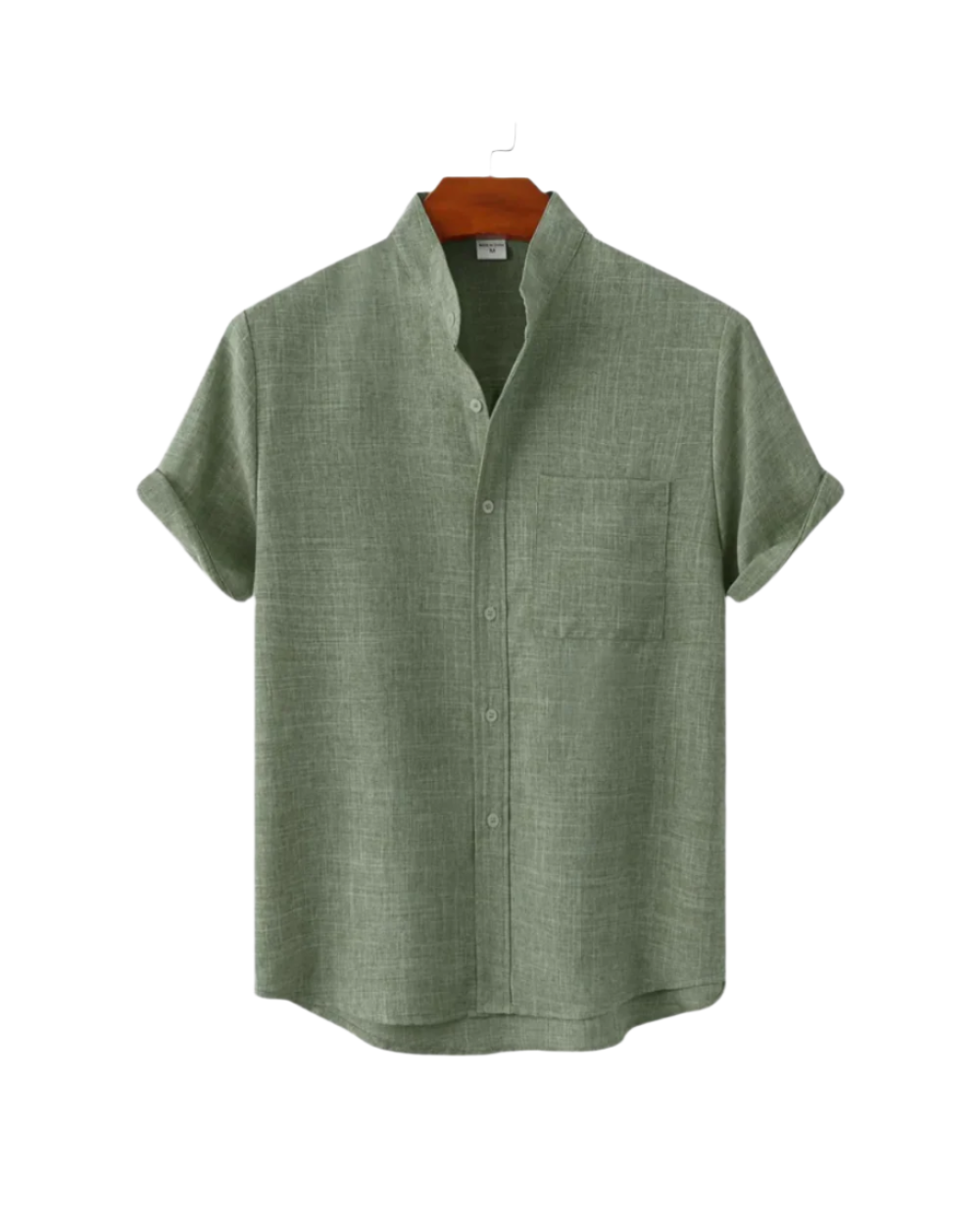 Venetië Linnen Shirt Met Korte Mouwen