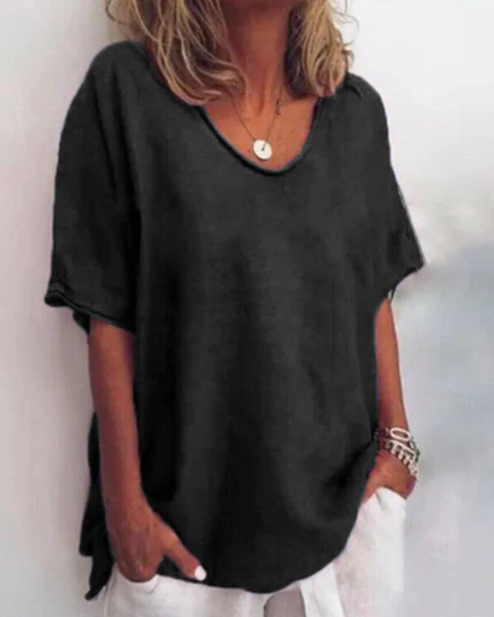 Comfortabel los T-shirt