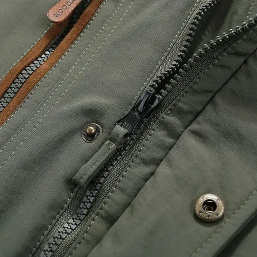Elegante gewatteerde winterjas