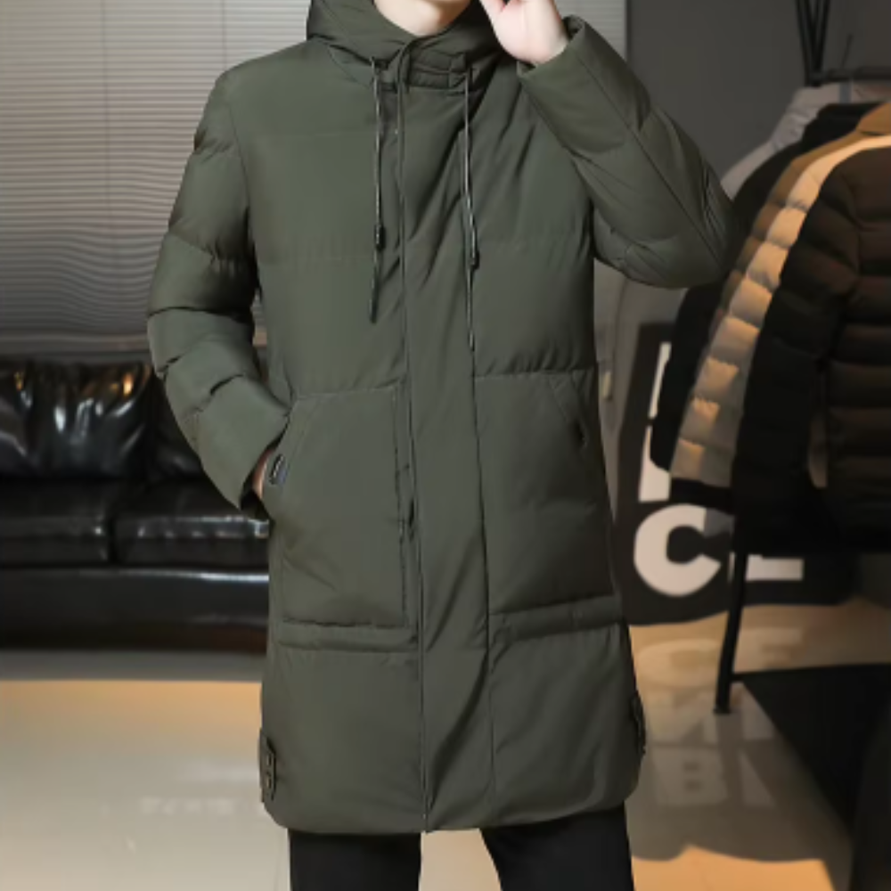 Elegante lange winterjas