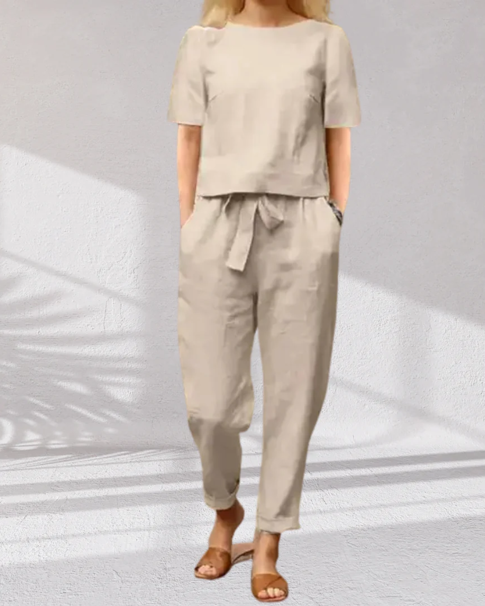 Elegant Katoenen Damesset