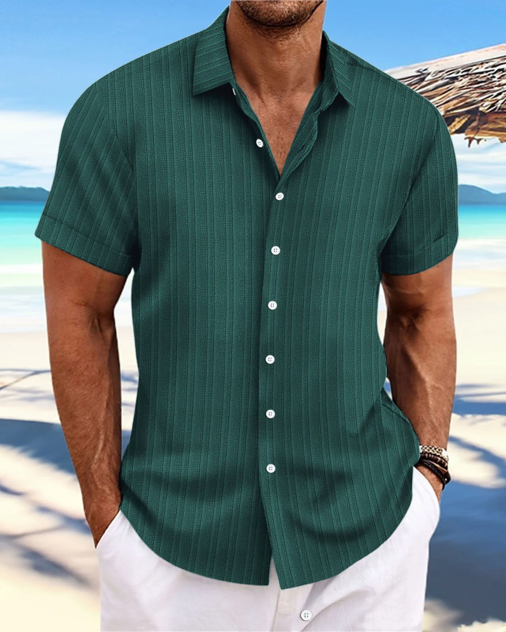 Casual Shirt Met Korte Mouwen
