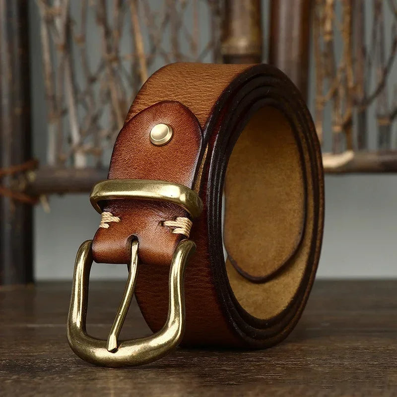 Leren riem