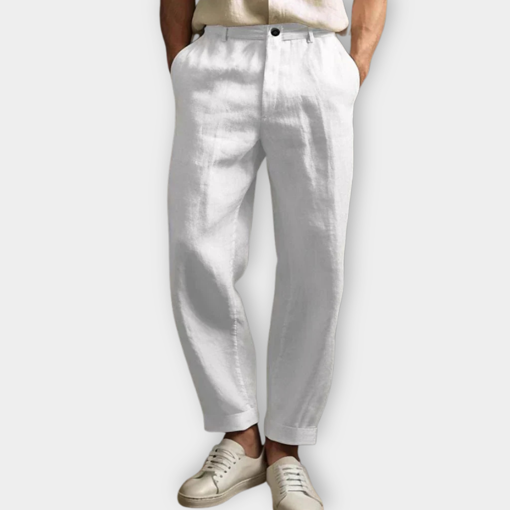 Casual linnen broek