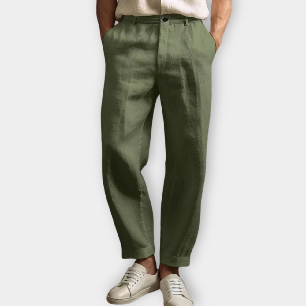 Casual linnen broek