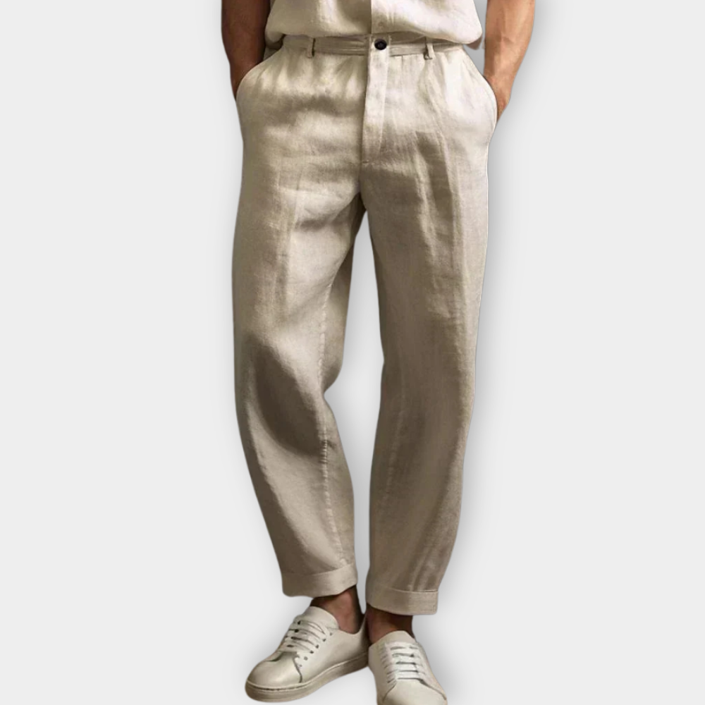 Casual linnen broek