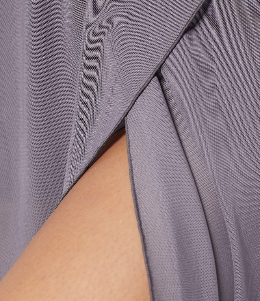 2-in-1 rok met hoge taille