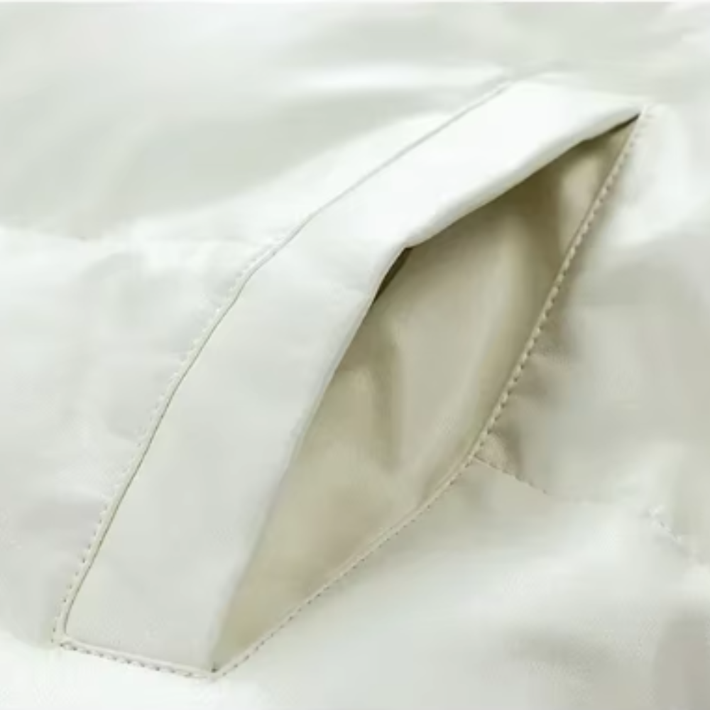 Elegante gewatteerde pufferjas