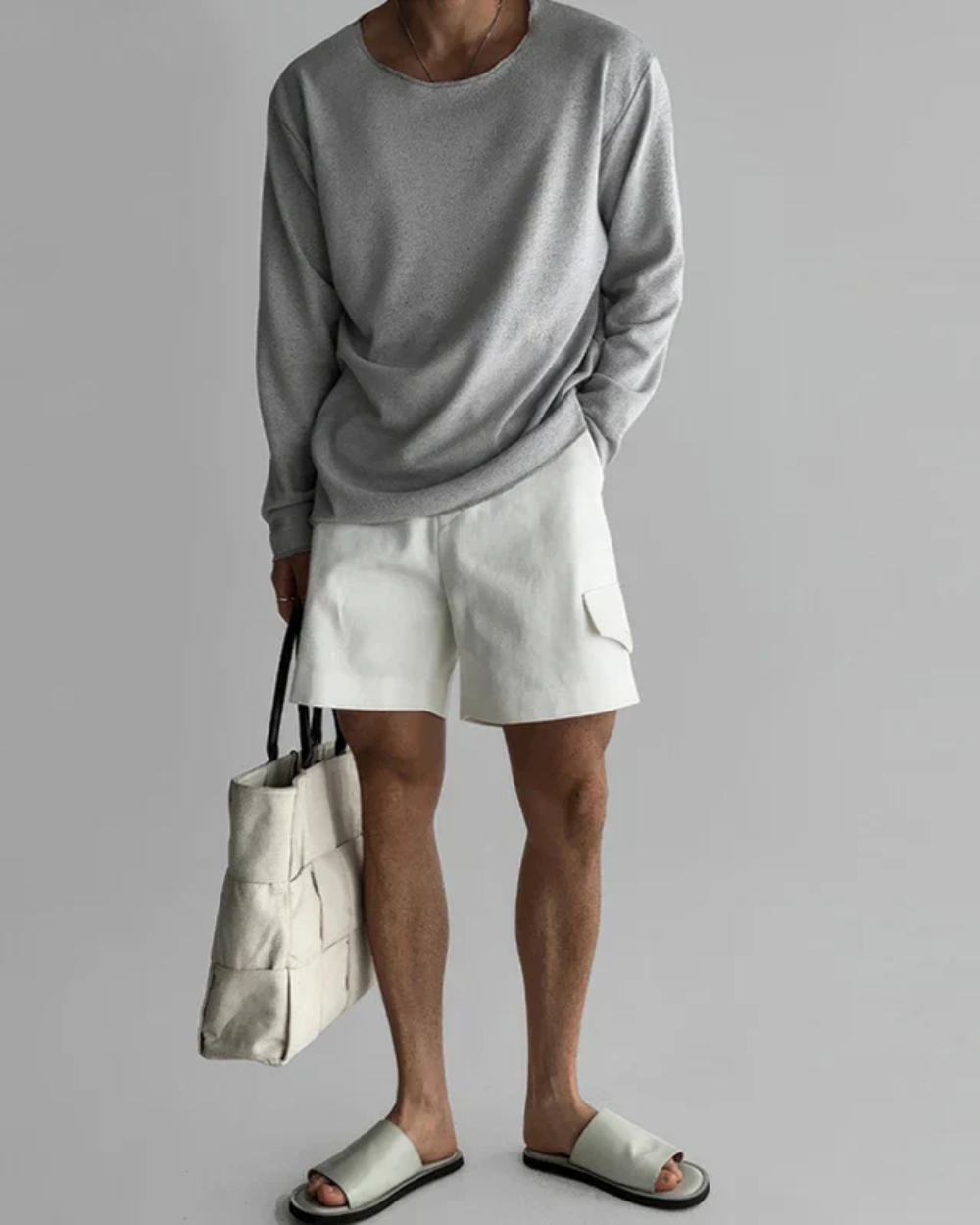 Casual gebreid T-shirt