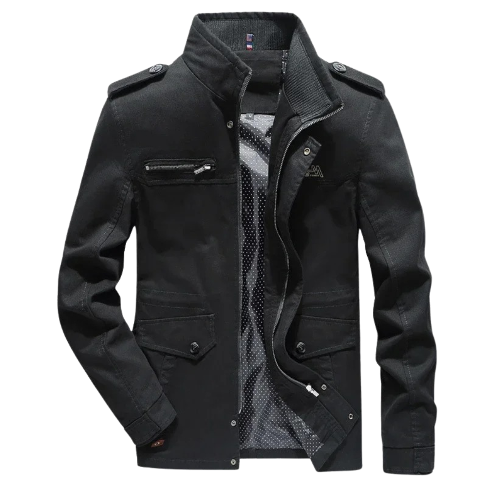 Elegante katoenen Cargo Jas