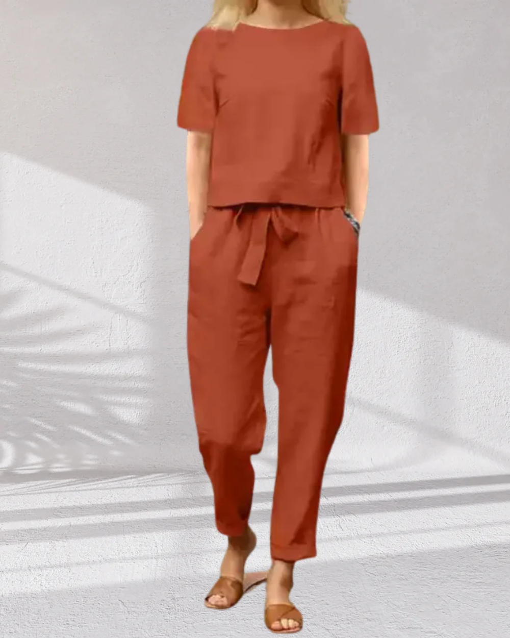 Elegant Katoenen Damesset